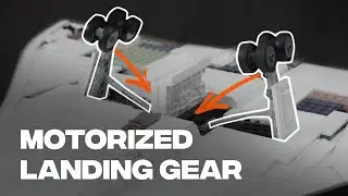 Building a better Concorde than LEGO&reg; #2 | Motorized main landing gear | MOC