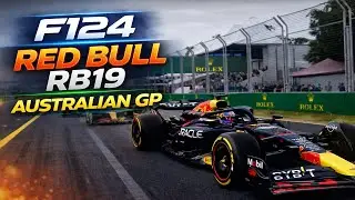 F1 24 Red Bull RB19 Australian GP 2024 | Ultra Realistic Melbourne Race Gameplay 🔥🏎️