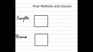 final functions and classes