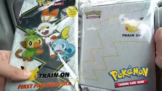 Galar First Partner Pack + Oversized Binder Feat. Pikachu (ККИ Pokemon 25th Anniversary!)
