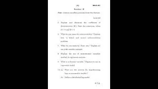 MECE - 001   June 2024 Question Paper