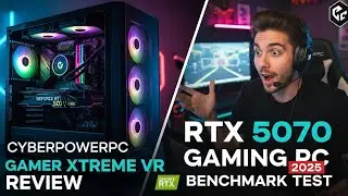 CyberPowerPC Gamer Xtreme VR Review - RTX 5070 Gaming PC 2025 Benchmark Test