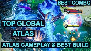 Buffed Atlas Gameplay - Buffed Atlas New Combo - Atlas Global Best Build 2022 - MLBB