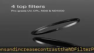 Urth 72mm 4-in-1 Magnetic Lens Filter Kit (Plus+) -UV, CPL, Neutral Density ND8, ND1000, Multi-Coat