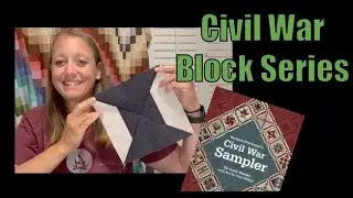Empty Spool Civil War Sampler Block #sewalong  #quilttutorial  #love #sewinghacks #sewing