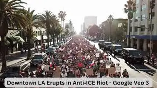 ICE Raid Sparks Street Riot &mdash; Entirely AI-Generated with Veo 3