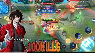 🇳🇪100KIILS !! GLOBAL NO.1 ALUCARD MEET PRO YUZUKE !! HOW TO PLAY IN HIGHT RANK..