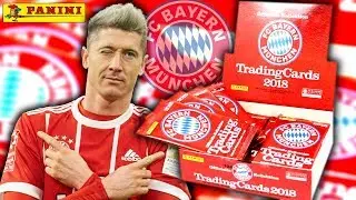 KOMPLETTES FC BAYERN M&Uuml;NCHEN TRADING CARDS 2018 DISPLAY [deutsch]