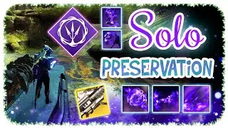 Solo Flawless Preservation Pinnacle Mission - Hunter - Destiny 2 Commentary
