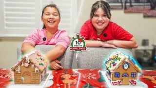 У нас было всего 10 минут, чтобы построить пряничный домик… 😳🍬 | Задание «Пряничный домик»