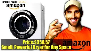 Order BLACK+DECKER BCED37 Compact Dryer for Standard Wall Outlet, Small, 4 Modes, Load Volume 13.2