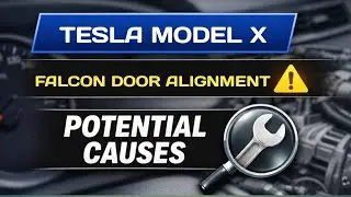 Проблема с выравниванием дверей типа &laquo;крыло чайки&raquo; в Tesla Model X &ndash; объяснение возможных причин.