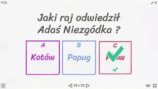 szybki sprawdzian lektury Akademia Pana Kleksa