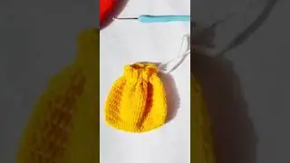 Small Bag Crochet 🧶 Potli bag 💰 ||Craziest crochet #crochet #ytshorts #trending #potli #bag