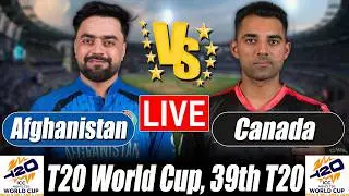 Afghanistan vs Canada live Score | AFG vs CAN live score 39th T20 Commentary & Analysis |T20 WC 2026