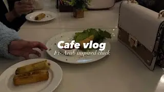 CAFE VLOG in Arab Style Outfit | Aesthetic cafe Date & Good Vibes