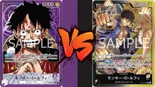 [OPCG OP06] Purple Luffy VS Black Yellow Luffy