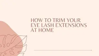 Подстригите наращенные ресницы #lashextensions