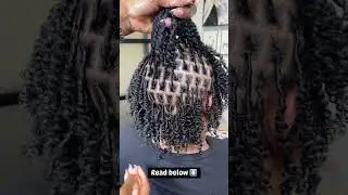 Starter locs #locs #locjourney #locstyles #starterlocs