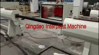 Spiral DWC pipe making machine finish commissioning in customer&rsquo;s factory