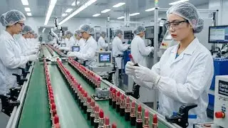 Lipstick Factory Secrets 🏭💄 | How Lipstick Is Made in a Factory (Full Process