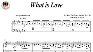 What is Love - Haddaway , Piano Sheet Music, pdf