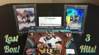 2017 Panini Select Football Hobby Box Break #4 - Final Box!