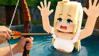GIRL SKELETON! REAL LIFE IN MINECRAFT! REALISTIC