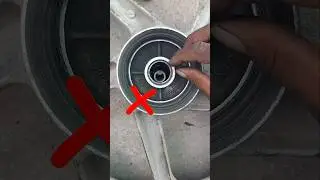 How to motorcycle wheel spacer play problem solve//bike axle spacers bushes play#shortvideo #bering