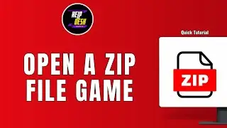 HOW TO OPEN A ZIP FILE GAME IN LAPTOP