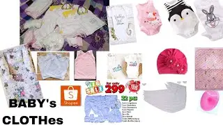 NEWBORN BABY CLOTHING ESSENTIALS / SHOPPEE HAUL affordable baby's item | PRACTICAL MOM-tipid tips