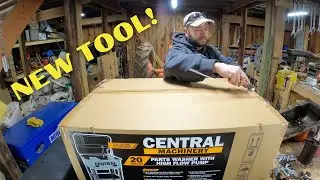 HOW TO SETUP HARBOR FREIGHT CENTRAL MACHINERY PARTS WASHER