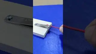 No More Pliers! Watch the Smartest Way to Strip Wires! #diy #tips #tools
