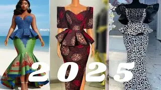 Ankara Skirt and Blouse Style Ideas | 2025 Trending Ankara Fashion.