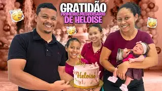VLOG🎉CHEGOU ESSE DIA ESPECIAL🥳COMEMORANDO O PRIMEIRO MÊSVERSARIO DE HELOISE💖
