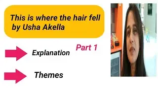 This is where the hair fell by Usha Akella explanation