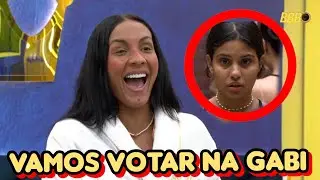 Maxiane e seu grupo est&atilde;o querendo votar na Gabi em vez do br&iacute;gido 🔥