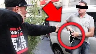 MANN ZIEHT WAFFE BEIM PRANK !!!