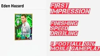 FIRST IMPRESSION IN EDEN HAZARD DOUBLE BOOSTER CARD REVIEW 🔥. E FOOTBALL MOBILE 2026 💥