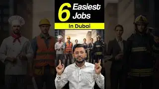 6 Easiest Jobs in Dubai 💼 | No Degree Required | Dubai Jobs #Shorts #dubai #dubaijobs #dubailife