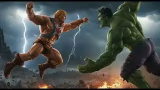 HE-MAN VS HULK #animation #marvel #hulk #heman #mcu #cgi #animation