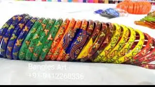 Printed Glass Bangles, Causal Glass Bagles, Party wear Glass Bangles wholesaler and Manufacture