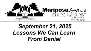 Lessons We Can Learn From Daniel - Nathan Franson