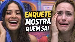 BBB26: Enquete mostra quem será eliminada entre Ana Paula e Aline Campos no paredão.