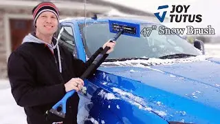 Лучший зимний инструмент? Обзор скребка для льда и щетки для снега JOYTUTUS 47 дюймов