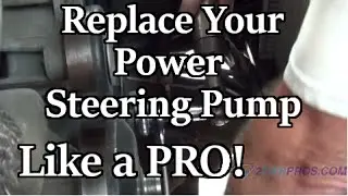 Power Steering Pump Replacement Chevrolet Tahoe, Suburban, Silverado