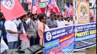 Uber taxi divers strike at Cochi to get Minimum wage