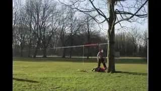 First Day of Sun :-) Slackline Time Lapse in Vroesenpark, Rotterdam