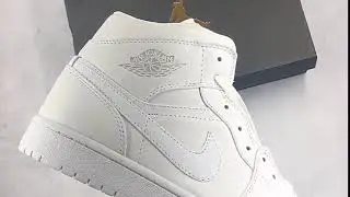 Air Jordan 1 Mid Triple White Review
