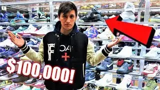 $100,000 SNEAKERS! SNEAKER SHOPPING AT FLIGHT CLUB!